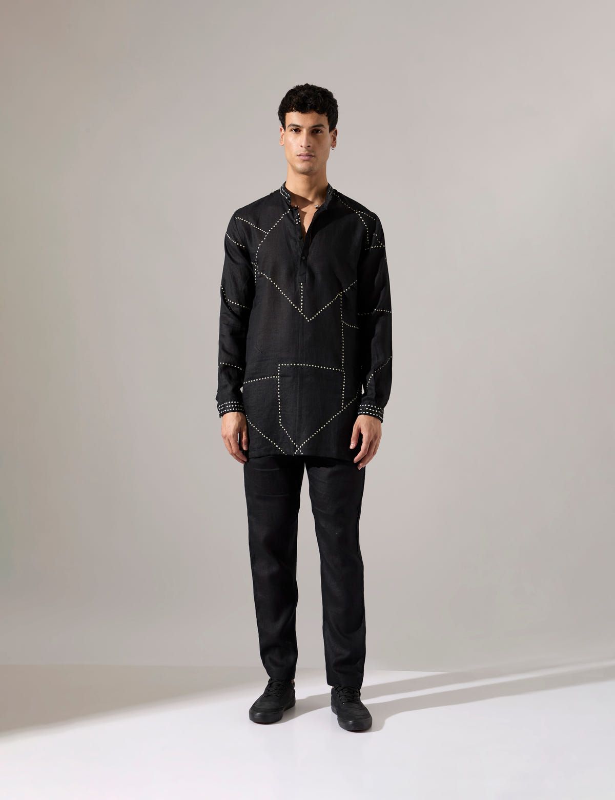 Daniel Riplee Kurta Set - Black - image 2