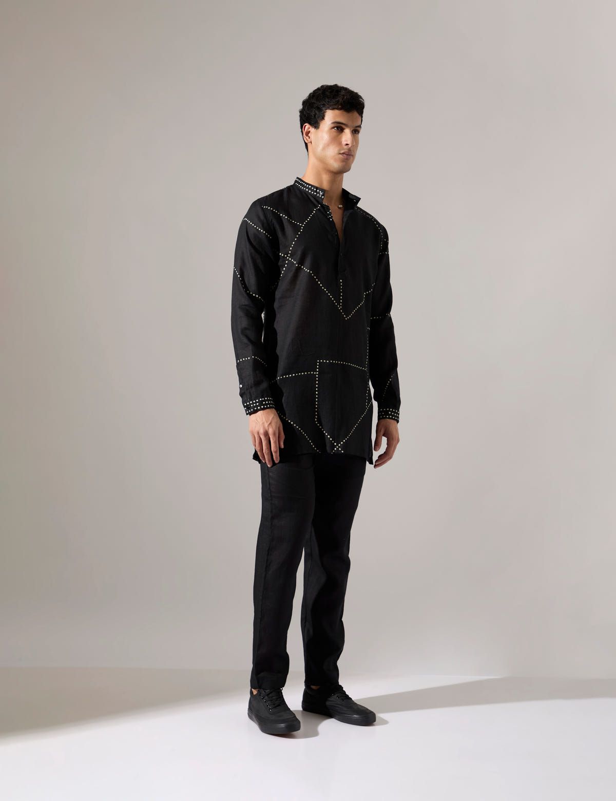 Daniel Riplee Kurta Set - Black - image 4