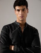 Daniel Riplee Kurta Set - Black view 7