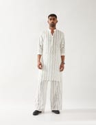 KEVIN VINE KURTA - WHITE view 4