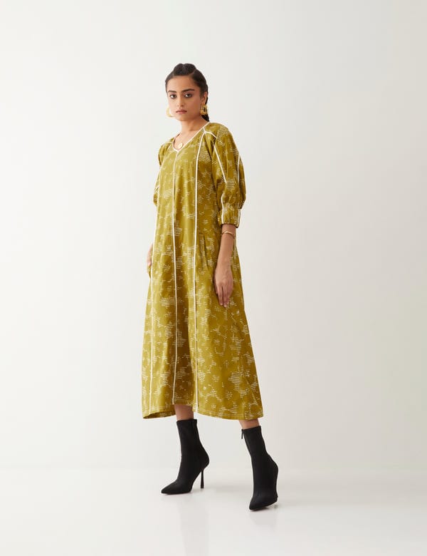 SON OF A NOBLE - SNOB — FRIDA DRESS - GOLD