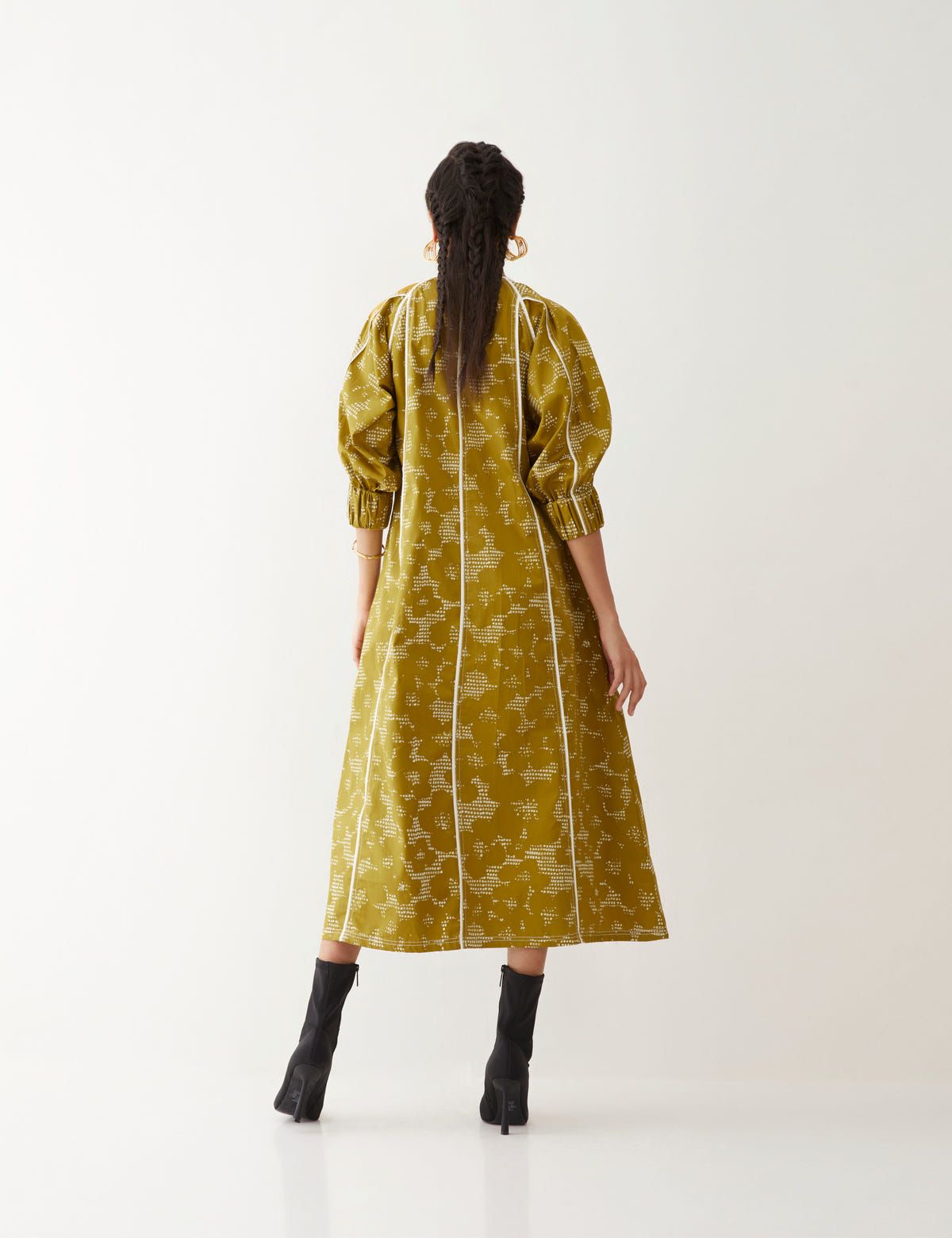 FRIDA DRESS - GOLD - image 3