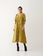 FRIDA DRESS - GOLD view 4
