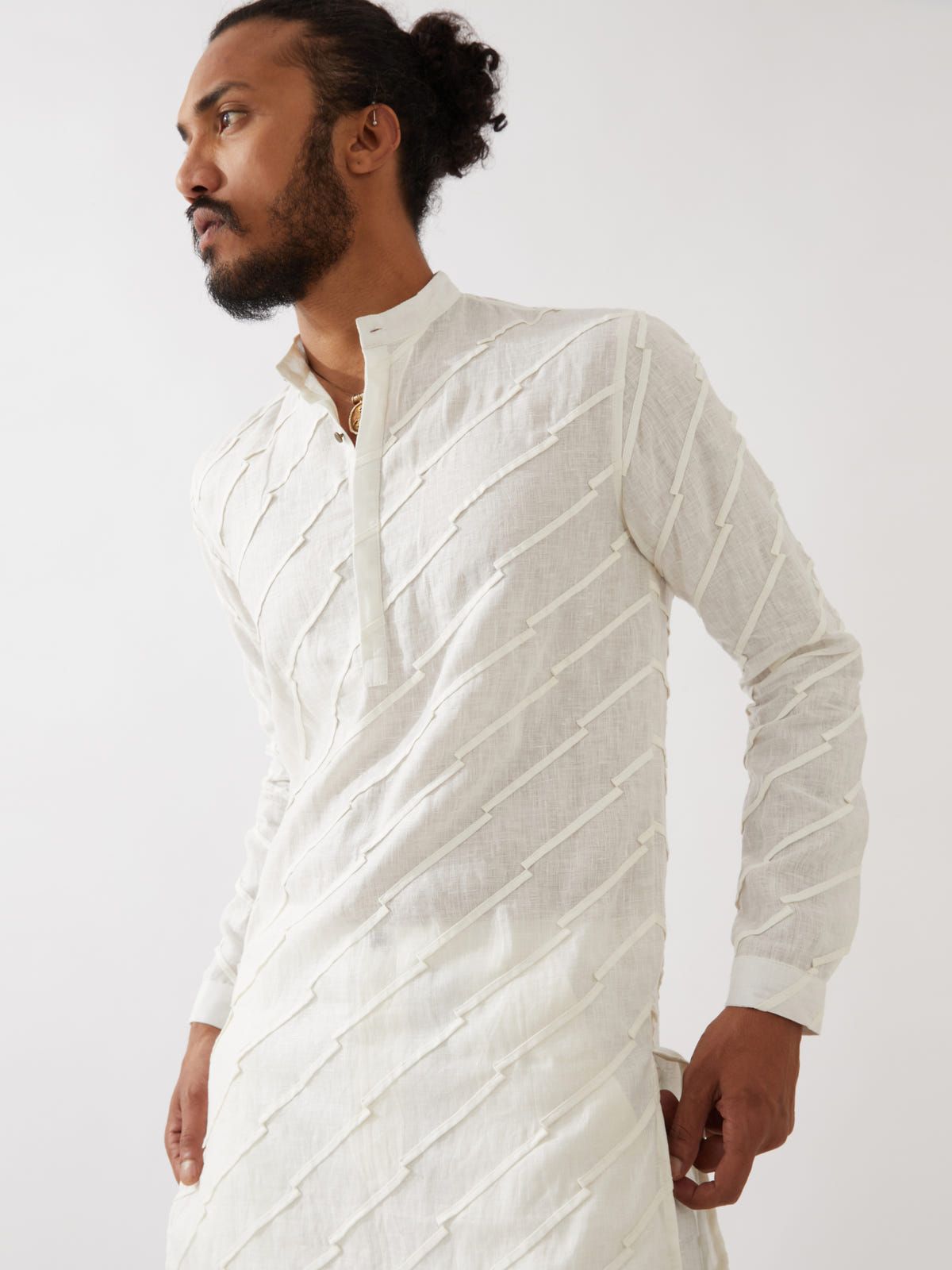 MASON KURTA  - WHITE - image 1