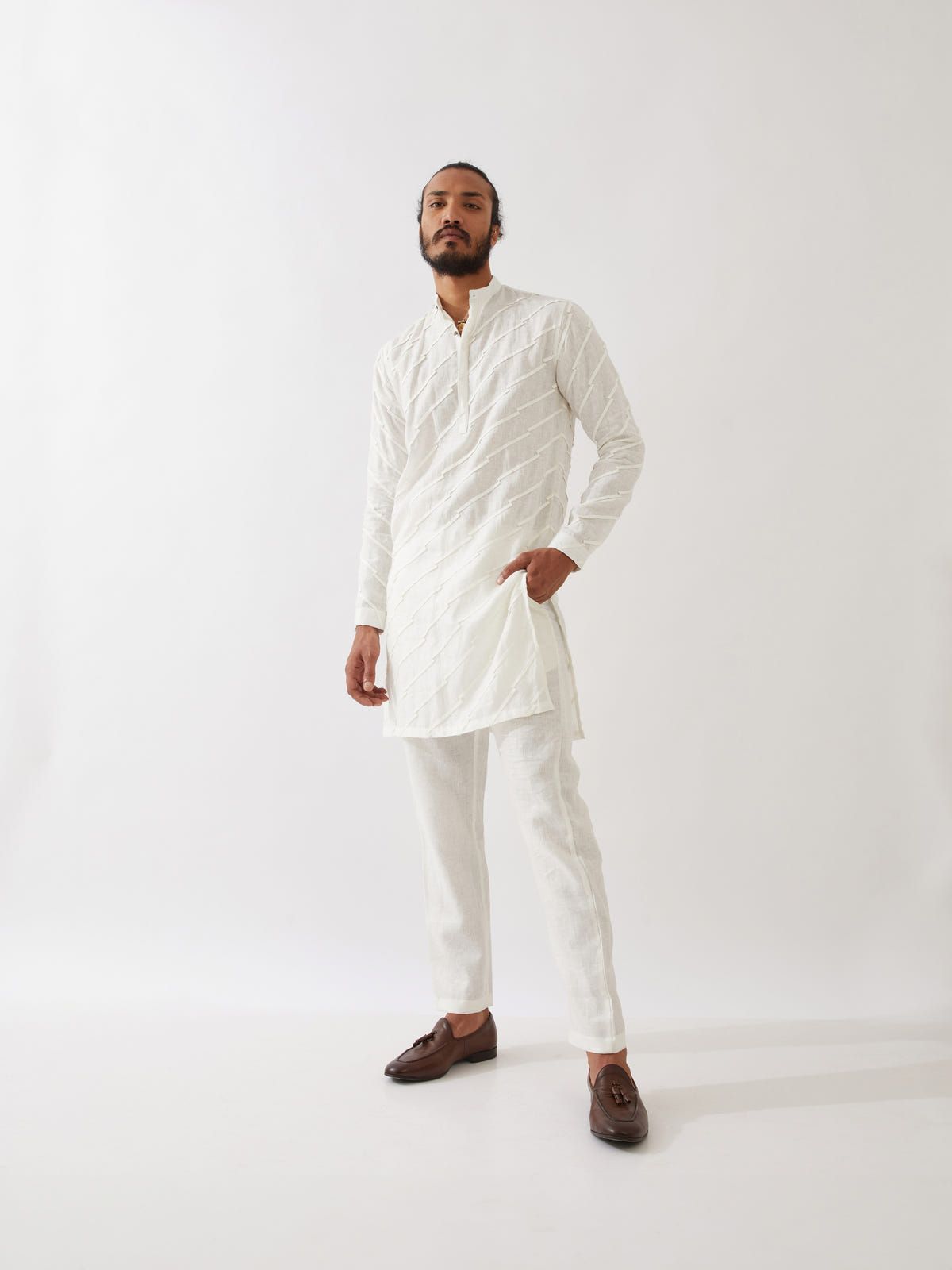 MASON KURTA  - WHITE - image 5