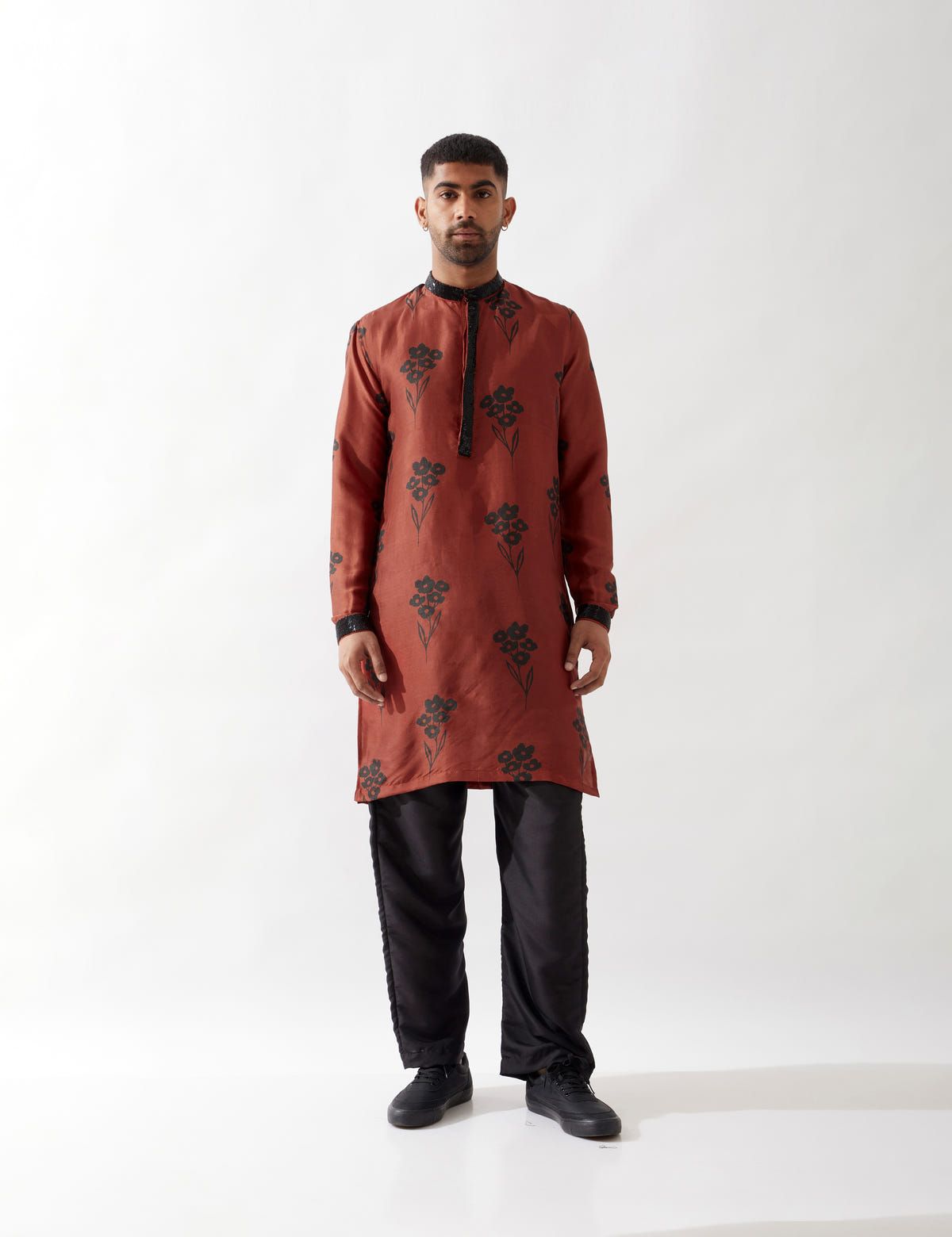 BENETT FARM KURTA SET - MAROON - image 1