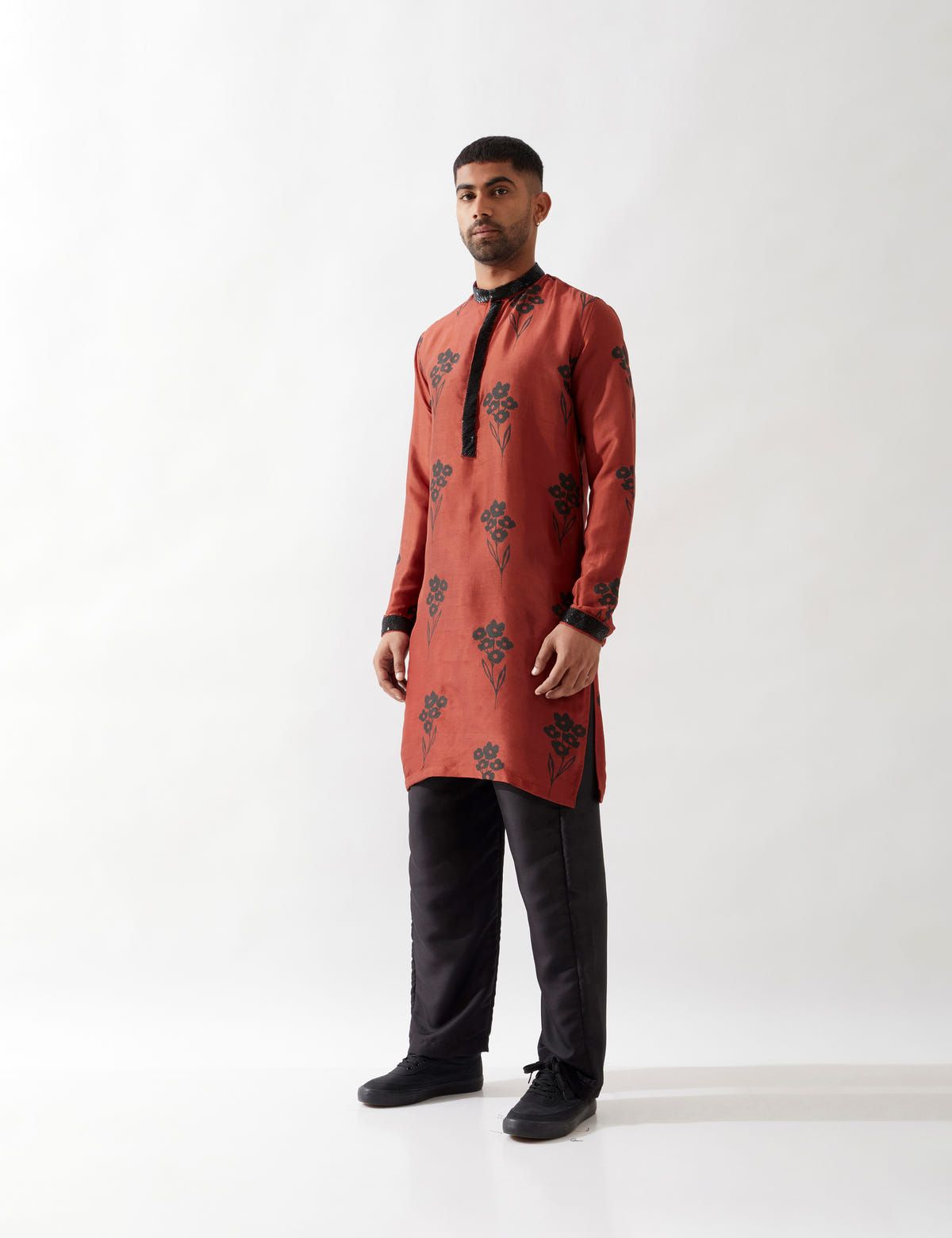 BENETT FARM KURTA SET - MAROON - image 3