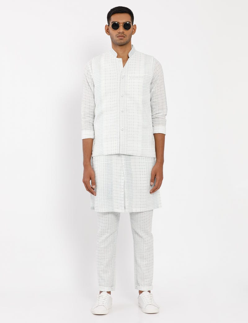 DOWNTOWN WAISTCOAT - WHITE