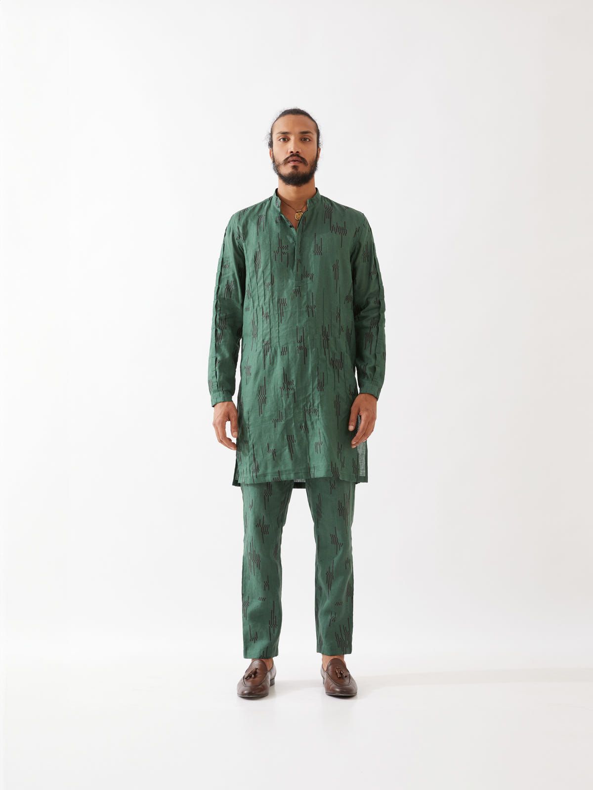 EMMETT CIRCUIT KURTA - GREEN - image 2