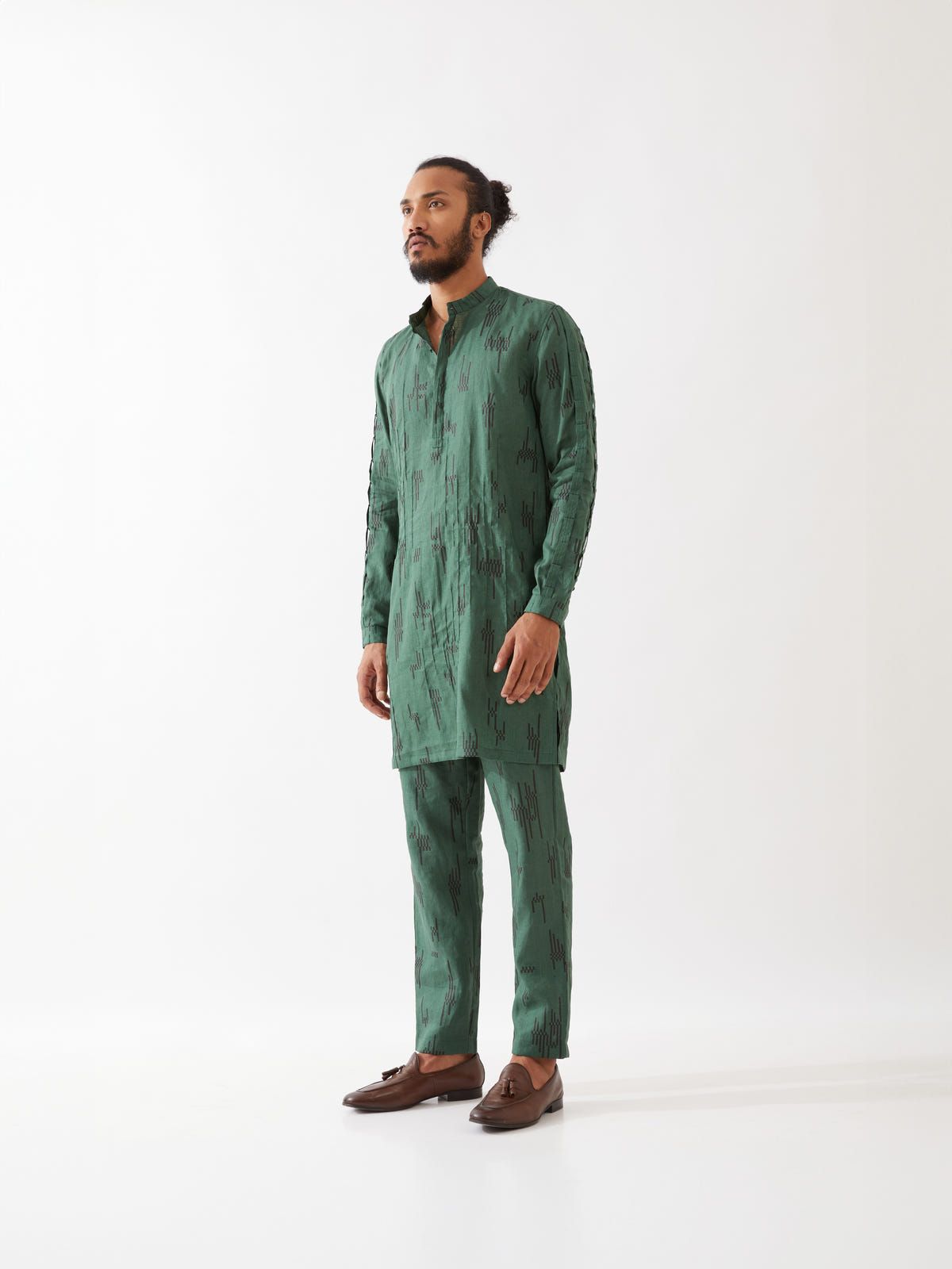 EMMETT CIRCUIT KURTA - GREEN - image 3