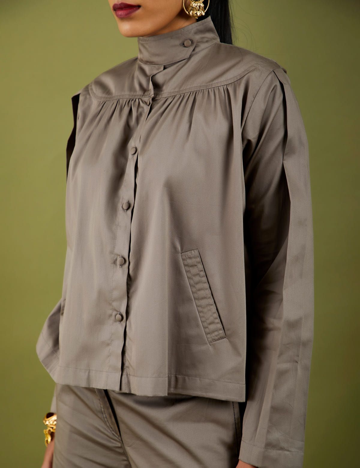 NIMAR SHIRT - ASH GREY - image 5
