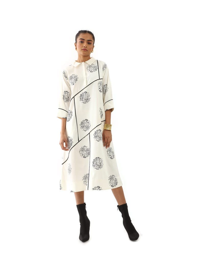 NEMO DRESS - OFF WHITE