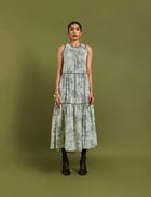 KENITH DRESS - BROKEN LINES view 1
