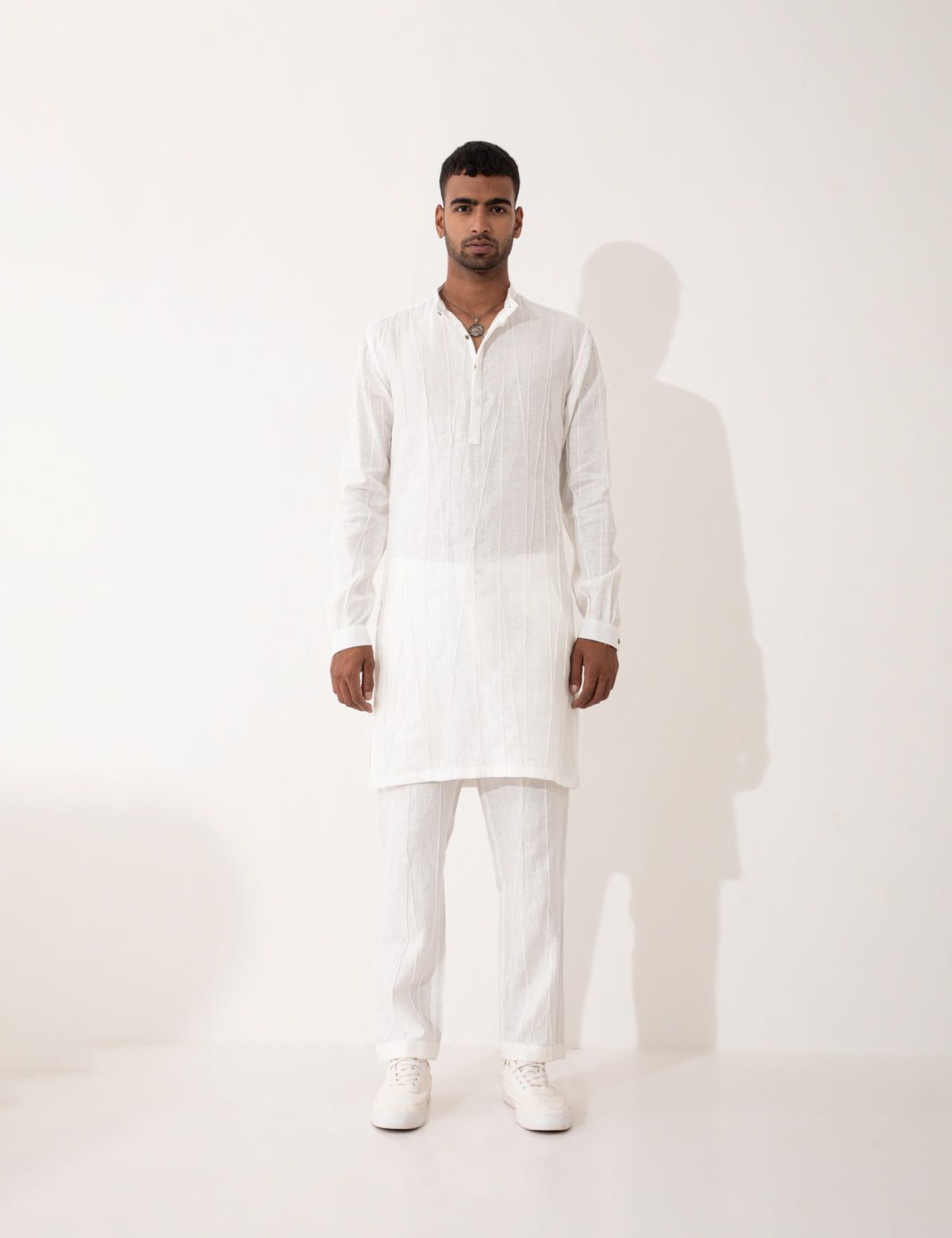 ASHER KURTA  - WHITE - image 3