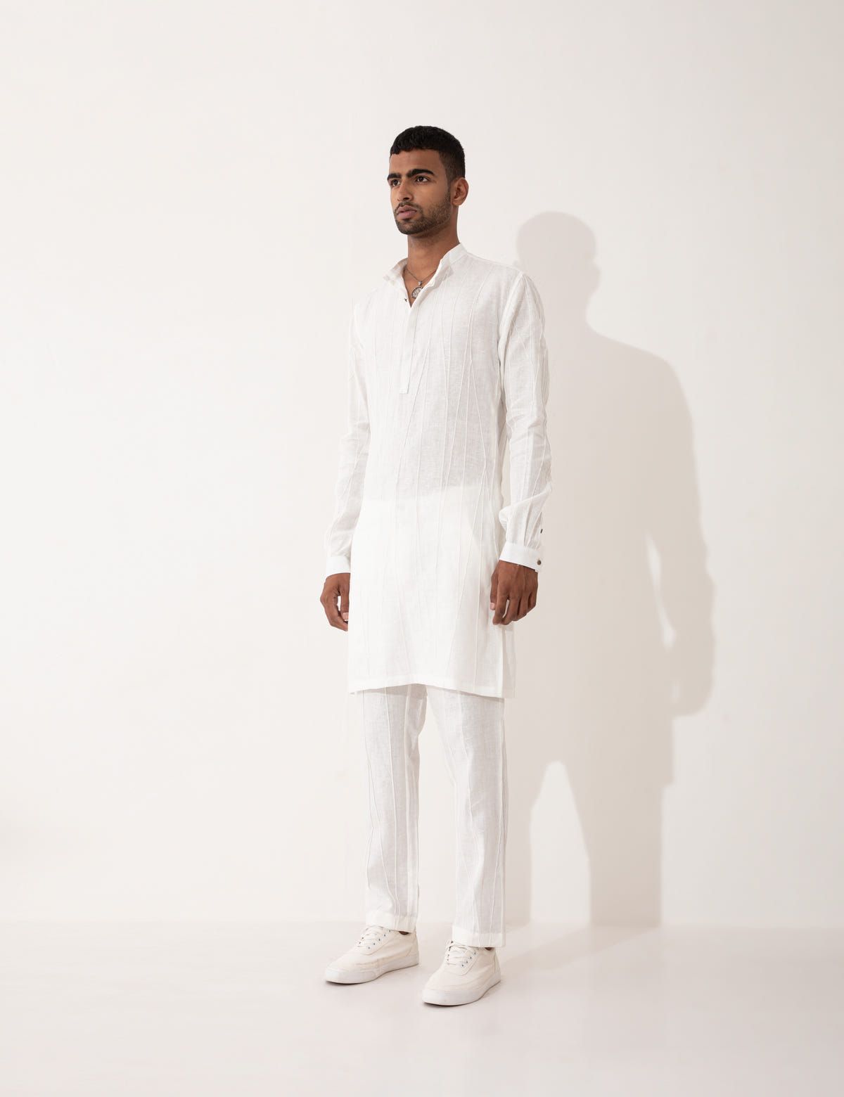 ASHER KURTA  - WHITE - image 4