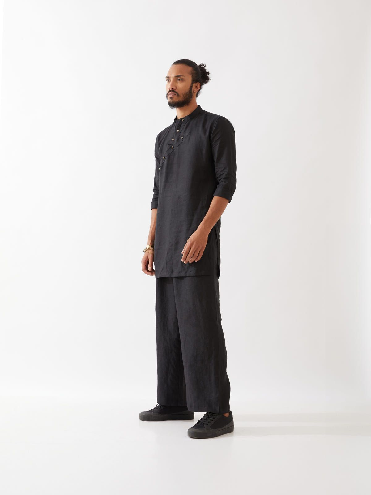 JACE KURTA SET - BLACK - image 3
