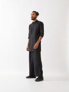 JACE KURTA SET - BLACK view 3