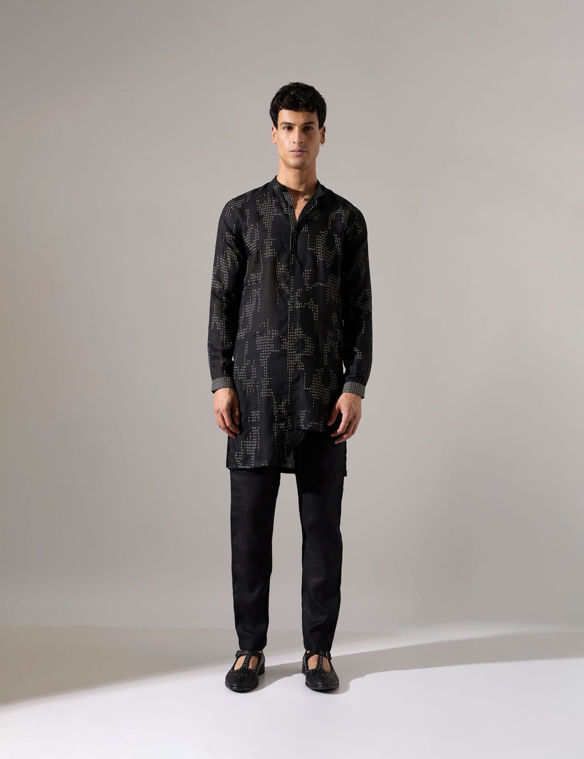 Francis Dash Kurta Set - Black - image 2