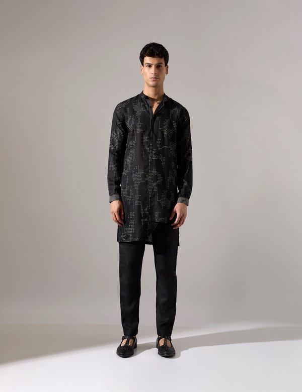SON OF A NOBLE - SNOB — Francis Dash Kurta Set - Black