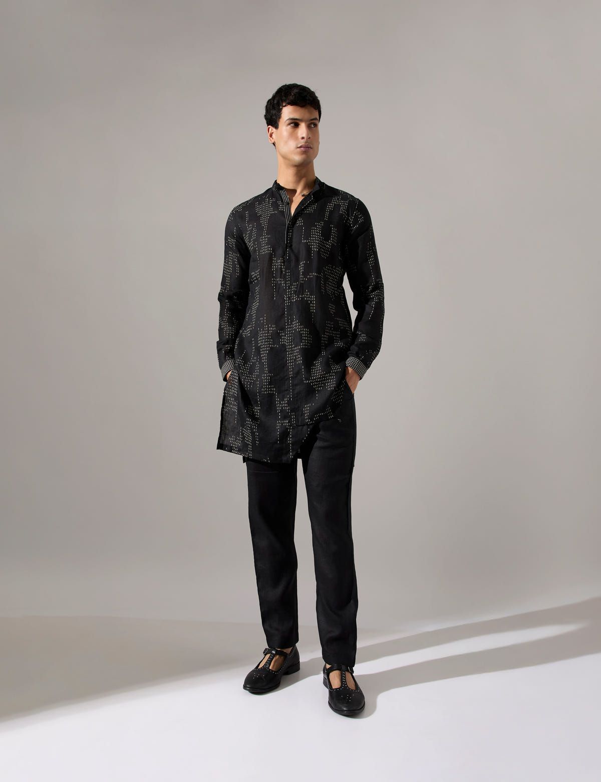 Francis Dash Kurta Set - Black - image 3