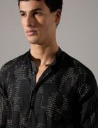Francis Dash Kurta Set - Black view 6