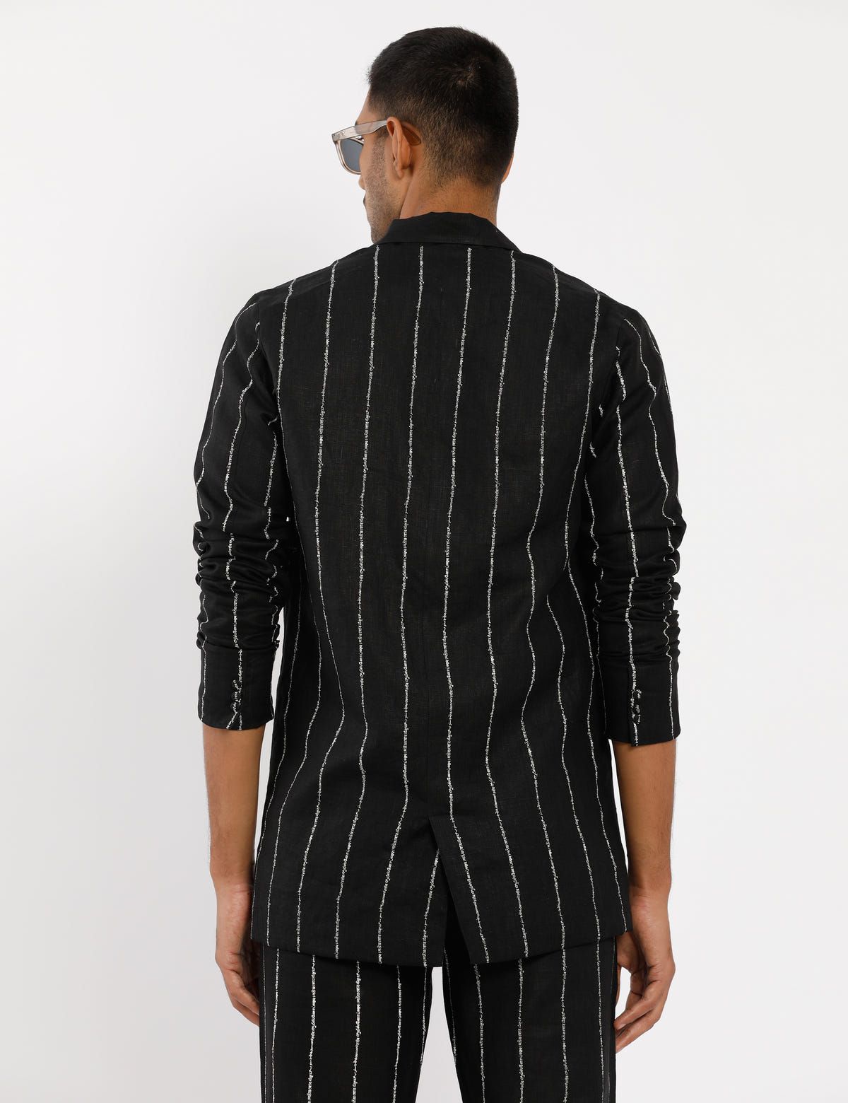 MADRAS BLAZER - BLACK - image 3