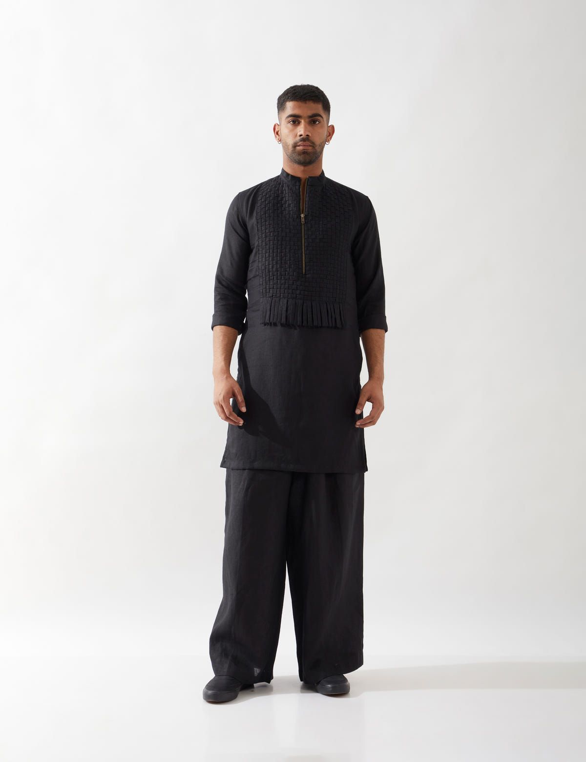BENJAMIN KURTA SET - BLACK - image 1