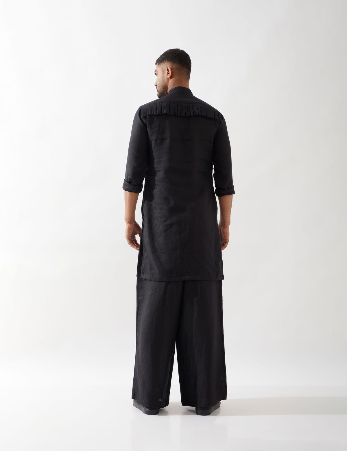 BENJAMIN KURTA SET - BLACK - image 3