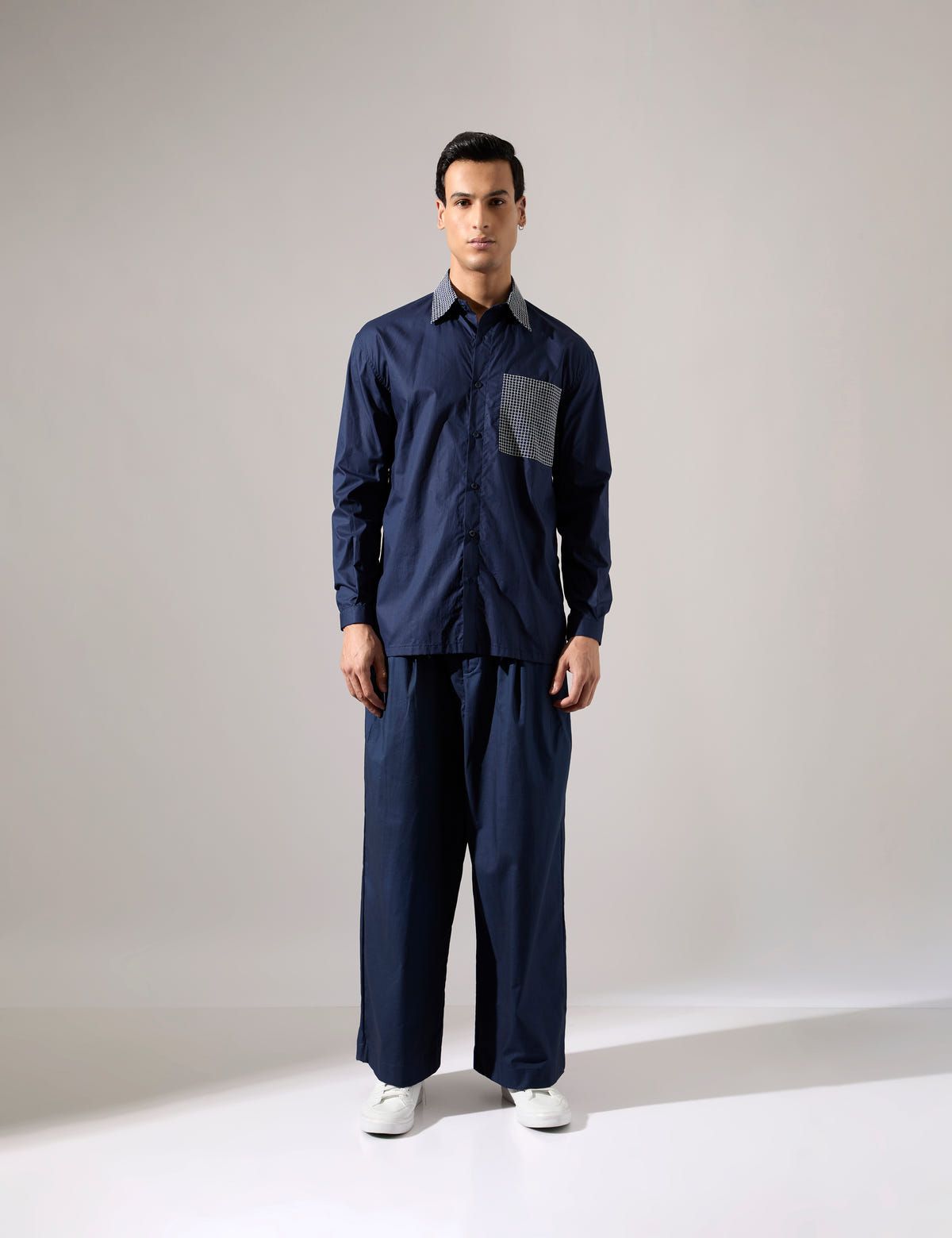Filbert Shirt - Navy - Look - image 1