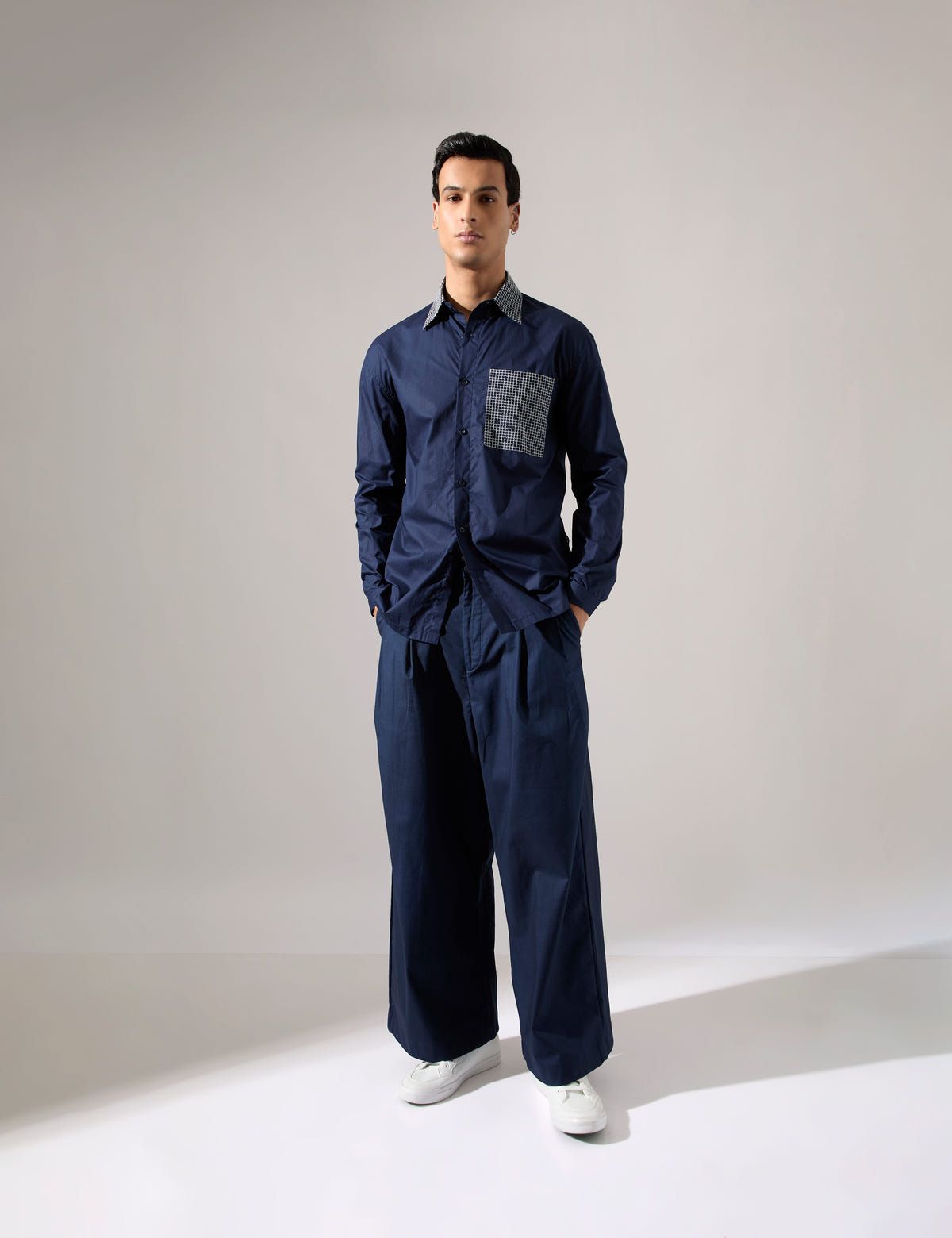 Filbert Shirt - Navy - Look - image 4