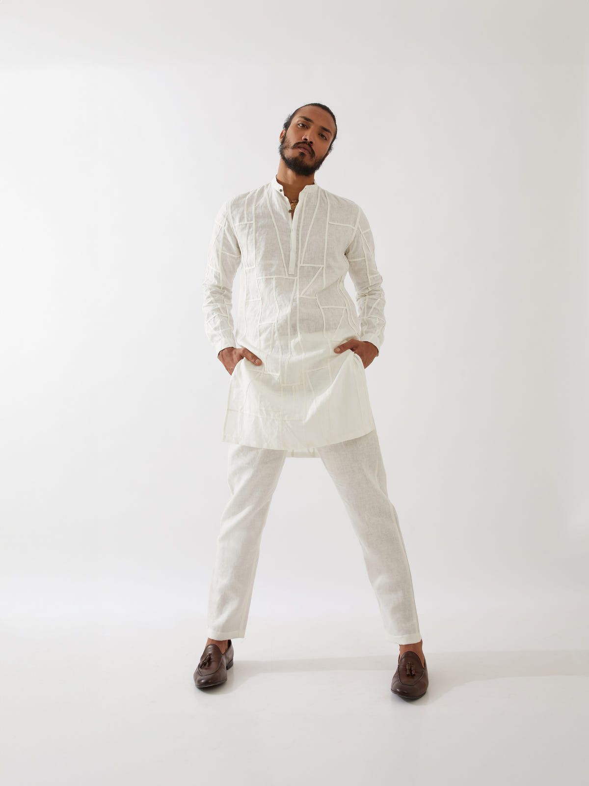 LEBI KURTA - WHITE - image 5