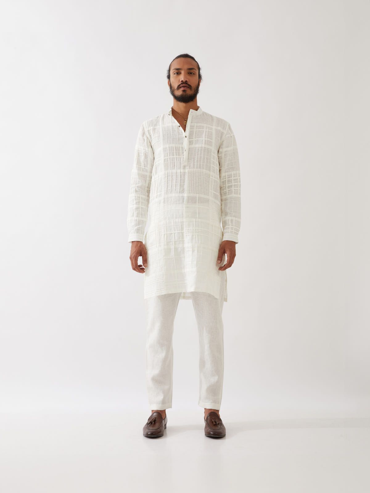 LUKE KURTA  - WHITE - image 3