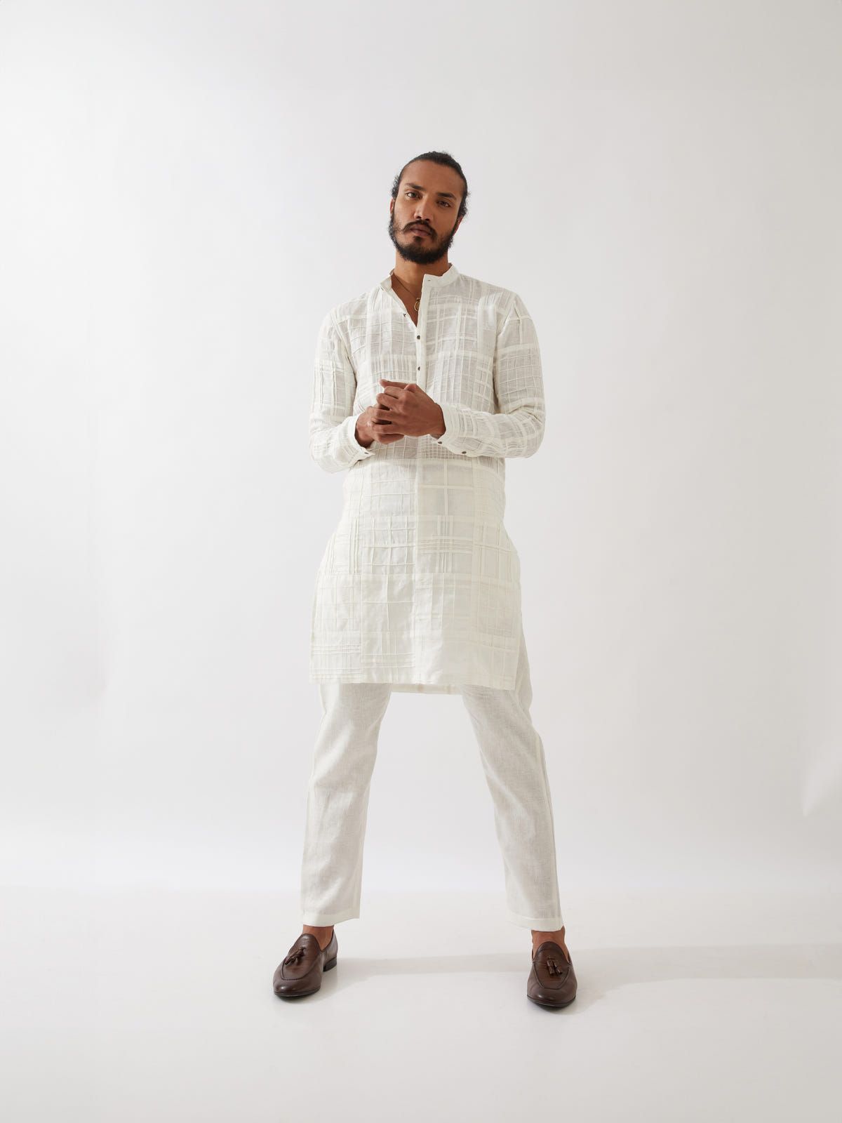 LUKE KURTA  - WHITE - image 5