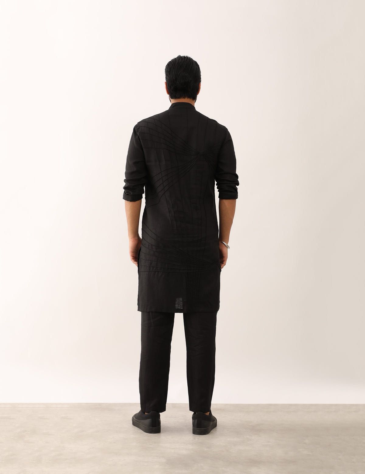 MANAV KURTA - BLACK - image 4