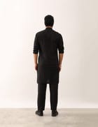 MANAV KURTA - BLACK view 4