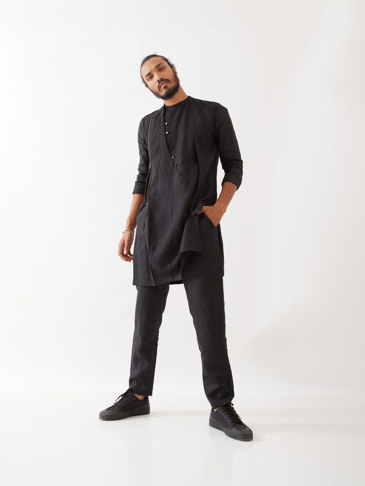 HUNTER KURTA SET - BLACK - image 1