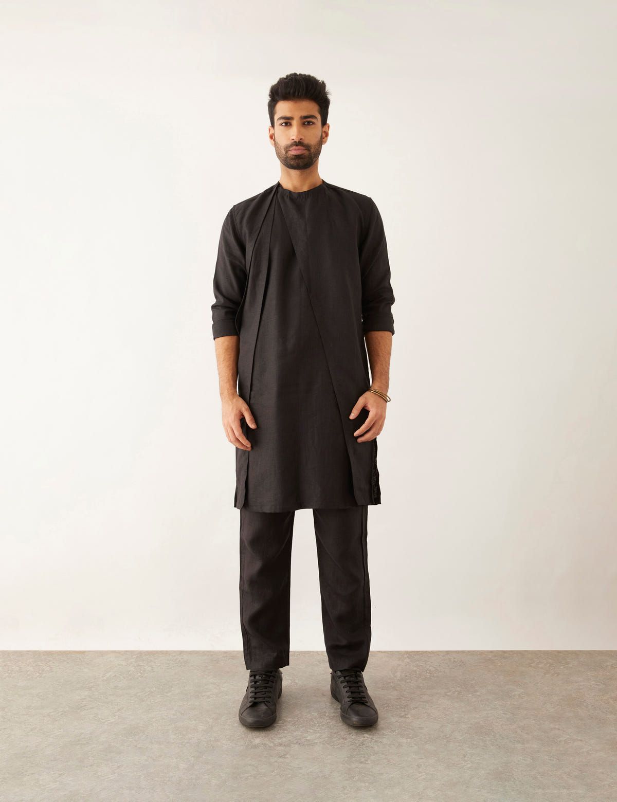 AZAM KURTA SET - BLACK - image 1