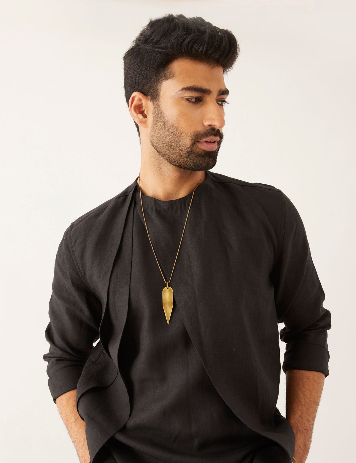 AZAM KURTA SET - BLACK - image 5