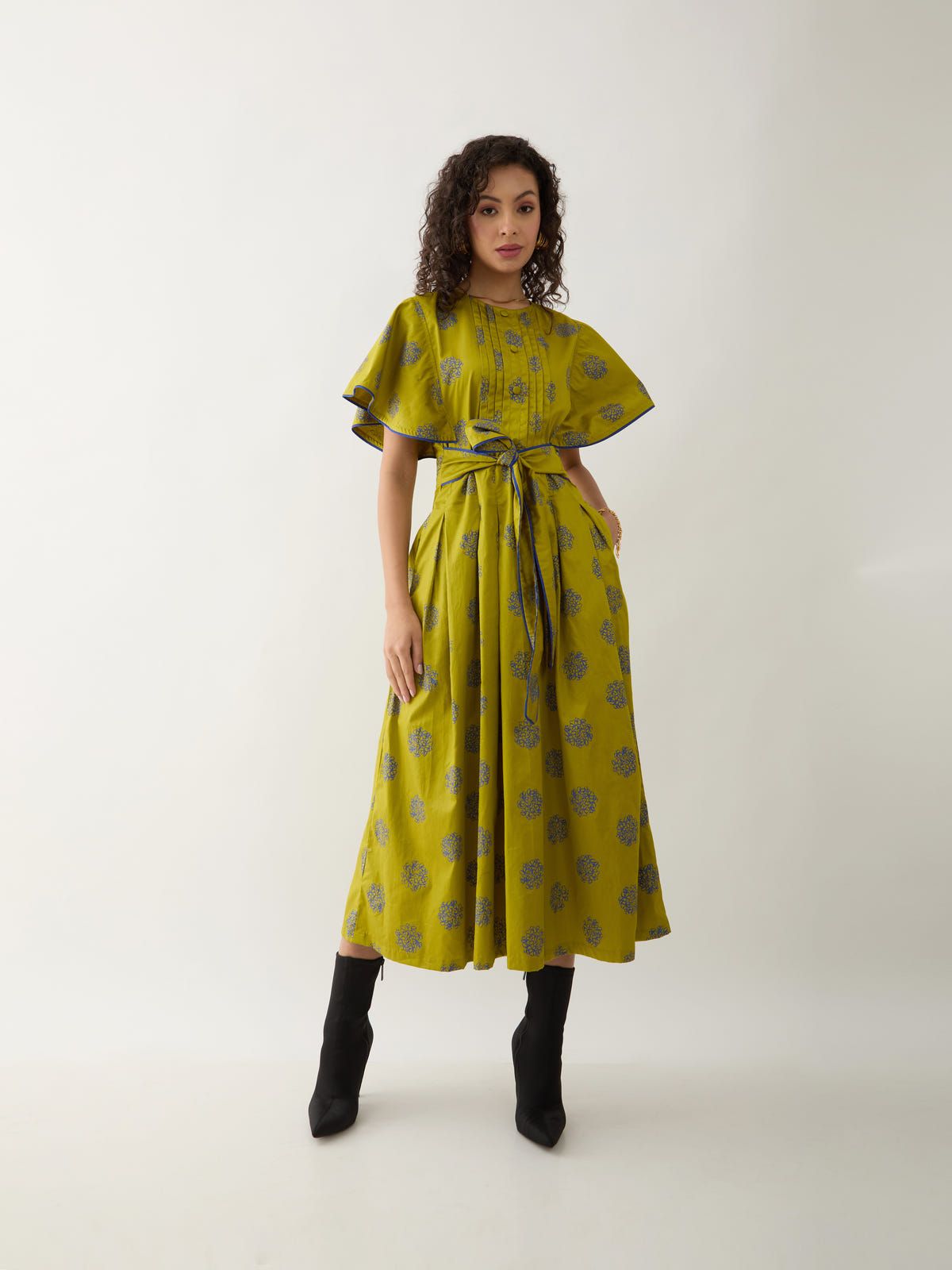 NERUL DRESS - LEAF - image 1