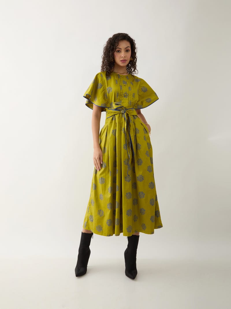 NERUL DRESS - LEAF