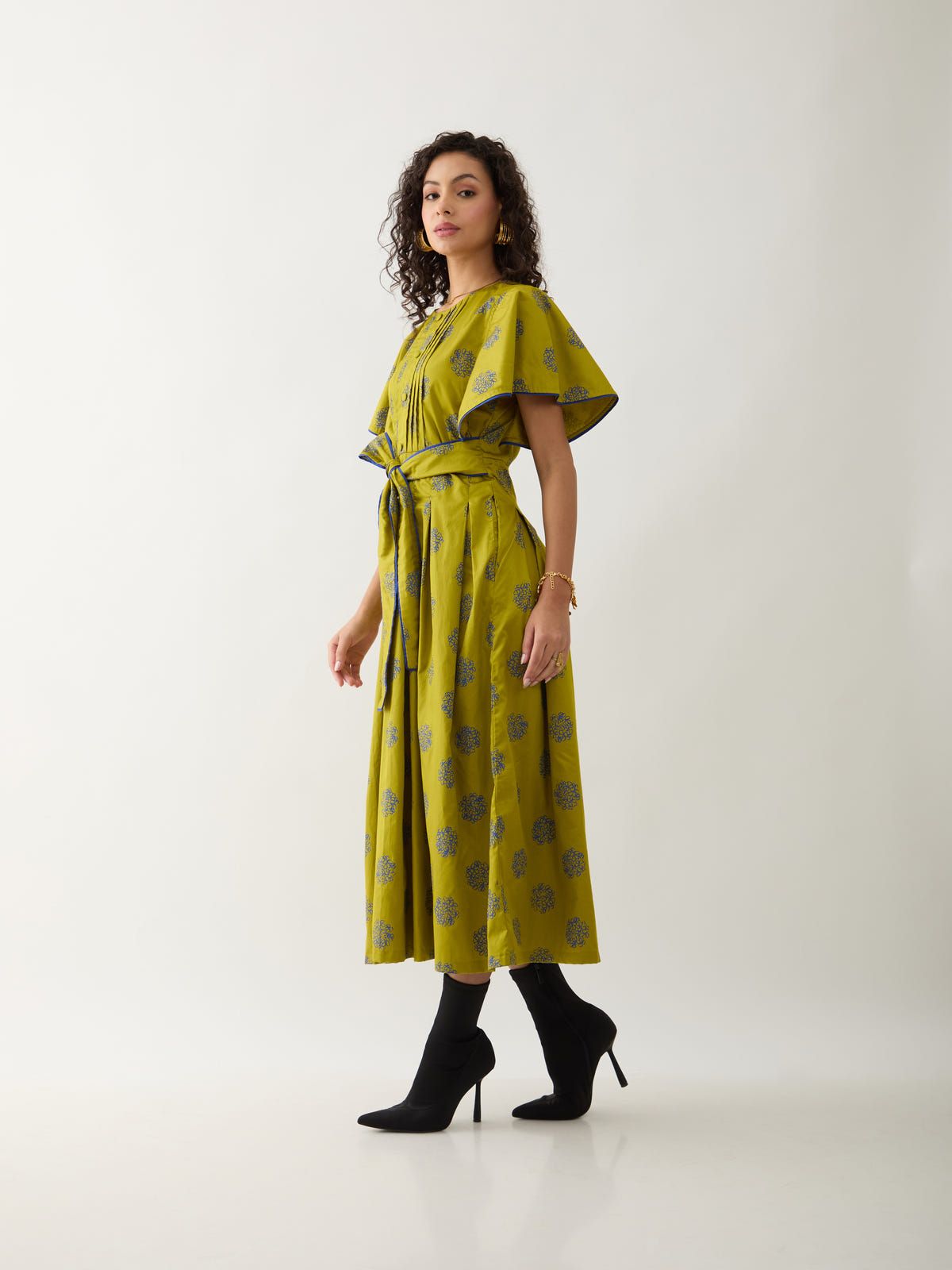 NERUL DRESS - LEAF - image 2