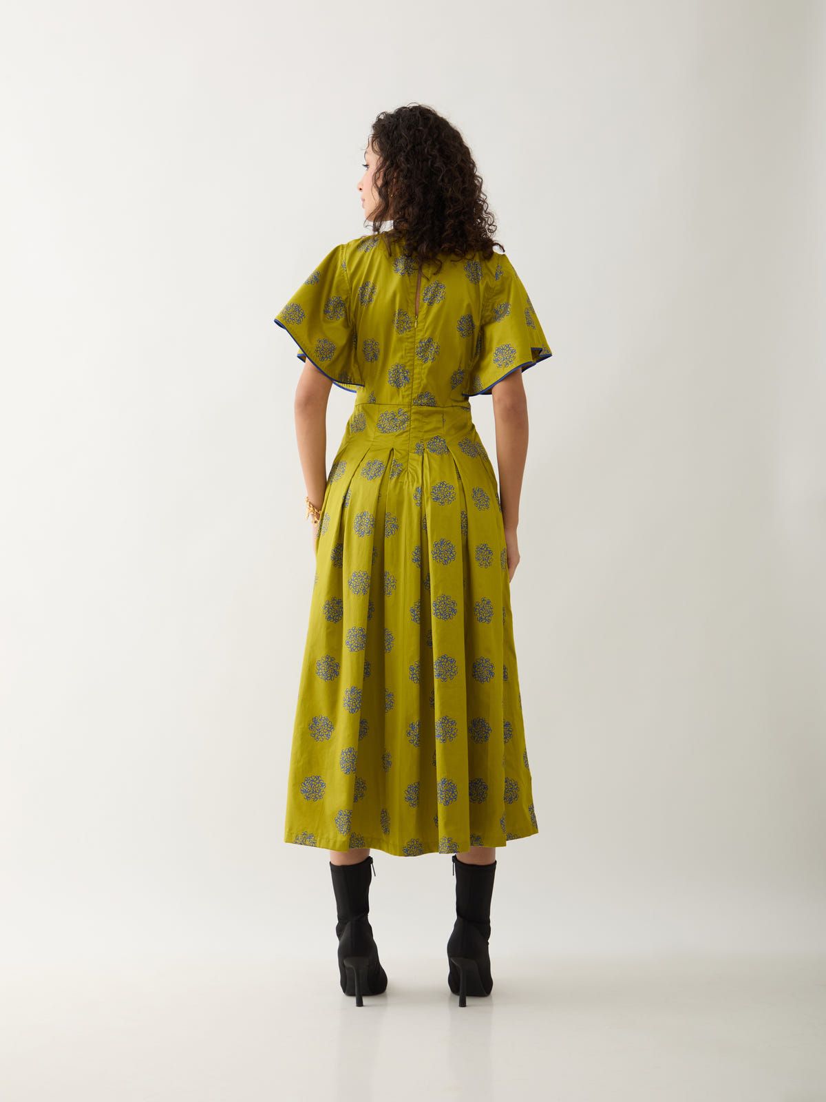 NERUL DRESS - LEAF - image 3