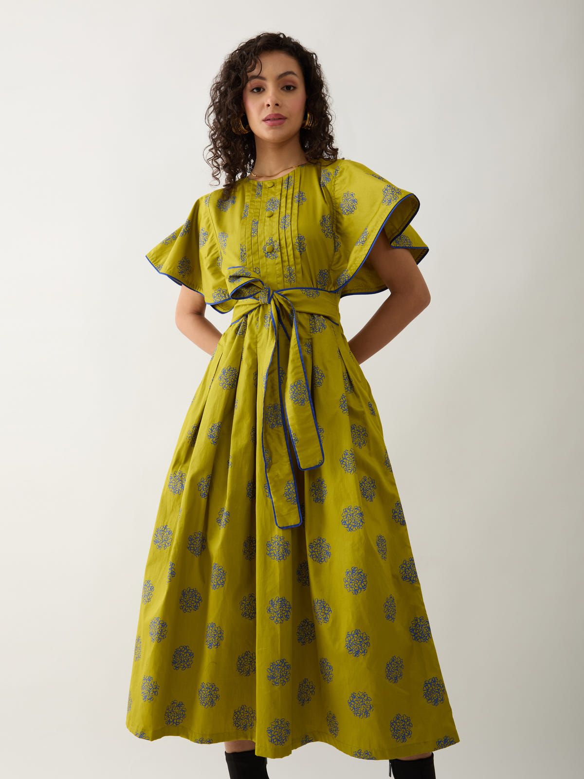 NERUL DRESS - LEAF - image 4