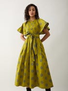 NERUL DRESS - LEAF view 4