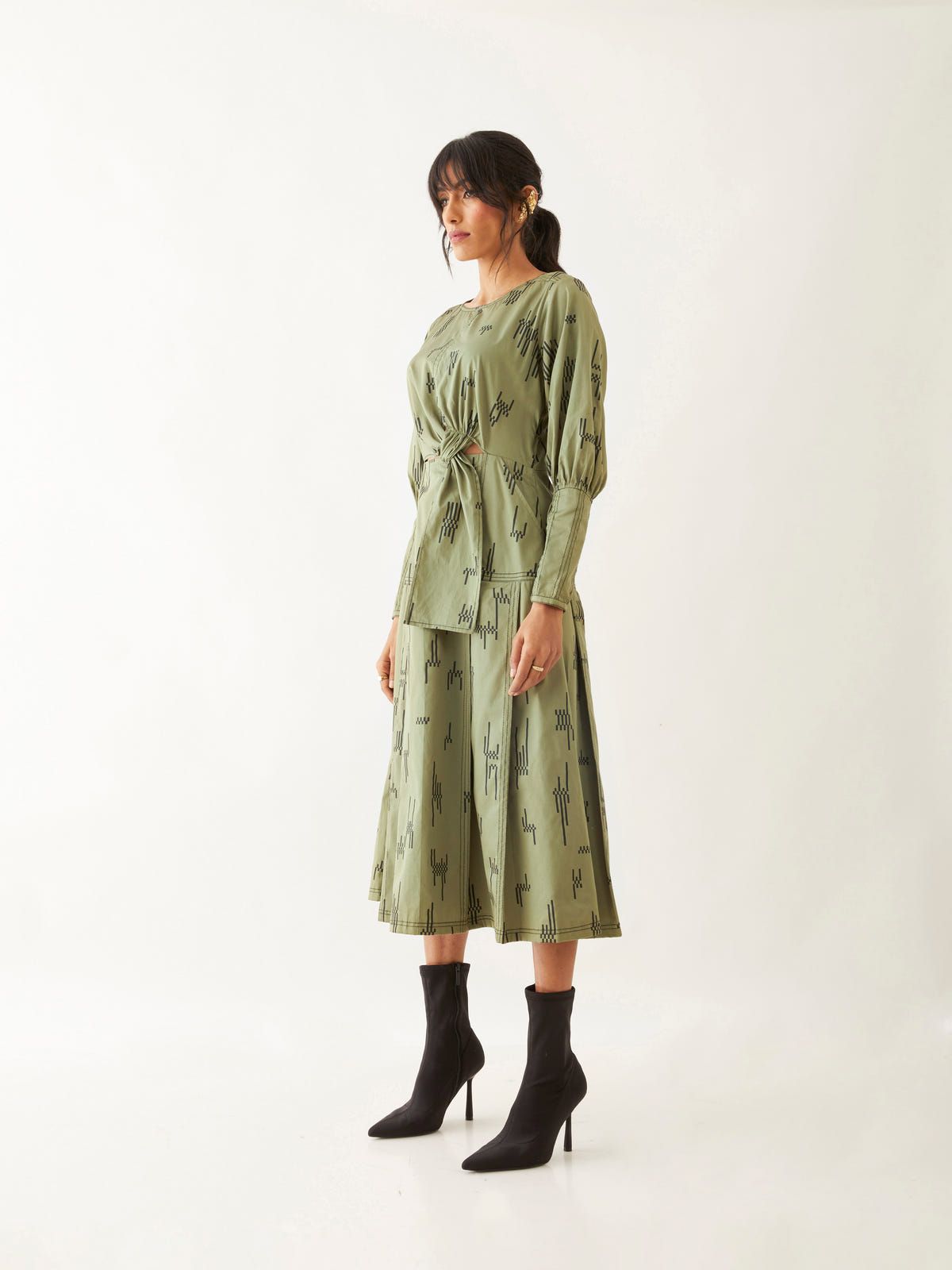 LANA DRESS - SAGE - image 2