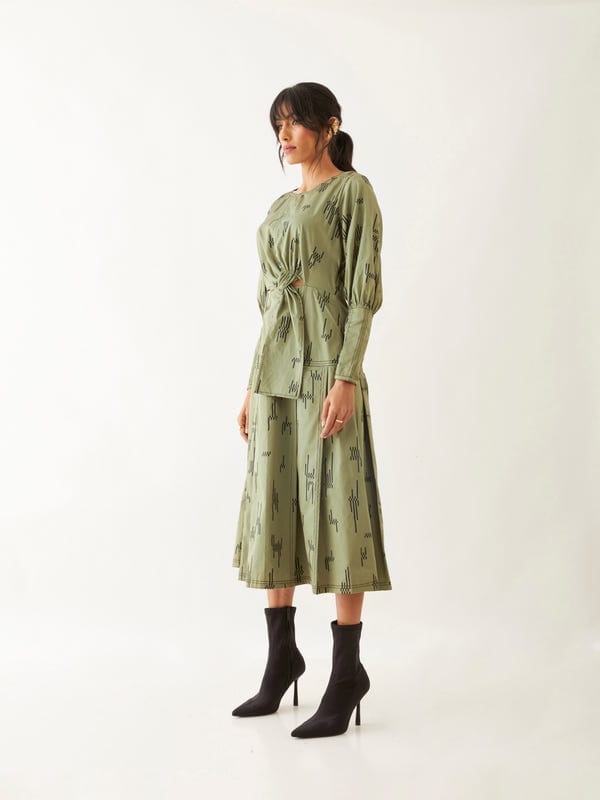 SON OF A NOBLE - SNOB — LANA DRESS - SAGE