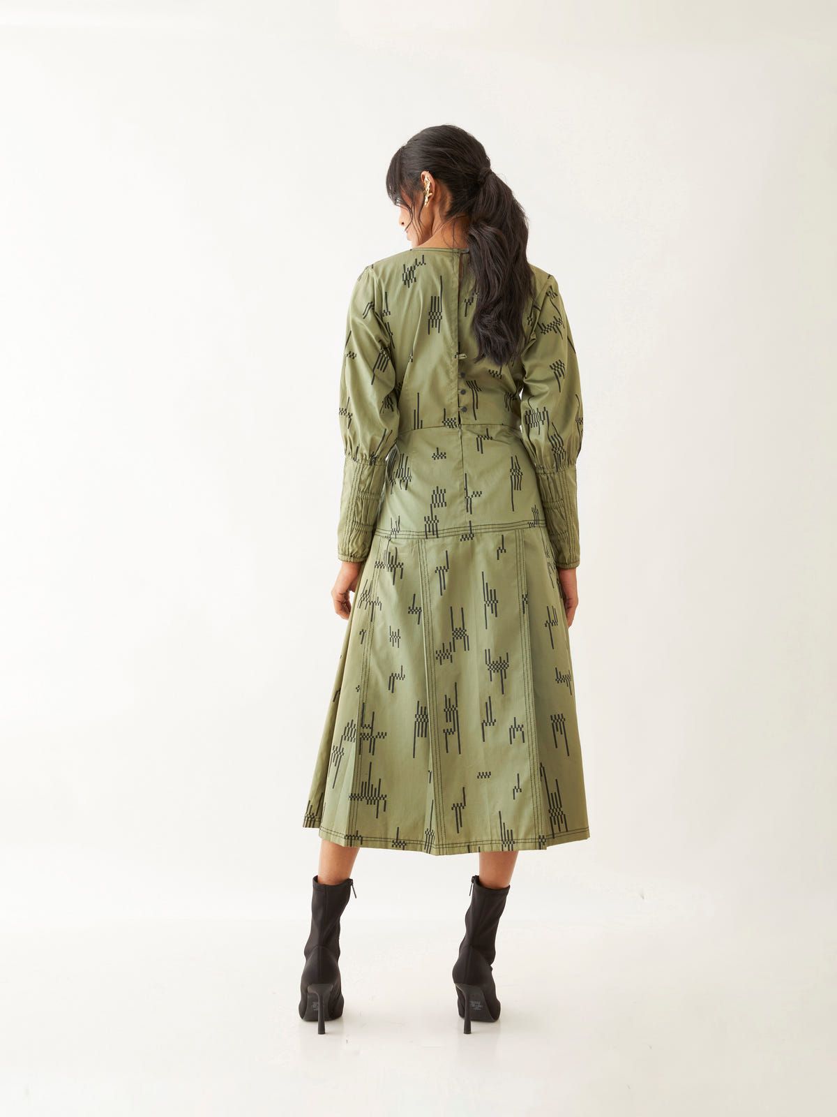 LANA DRESS - SAGE - image 3