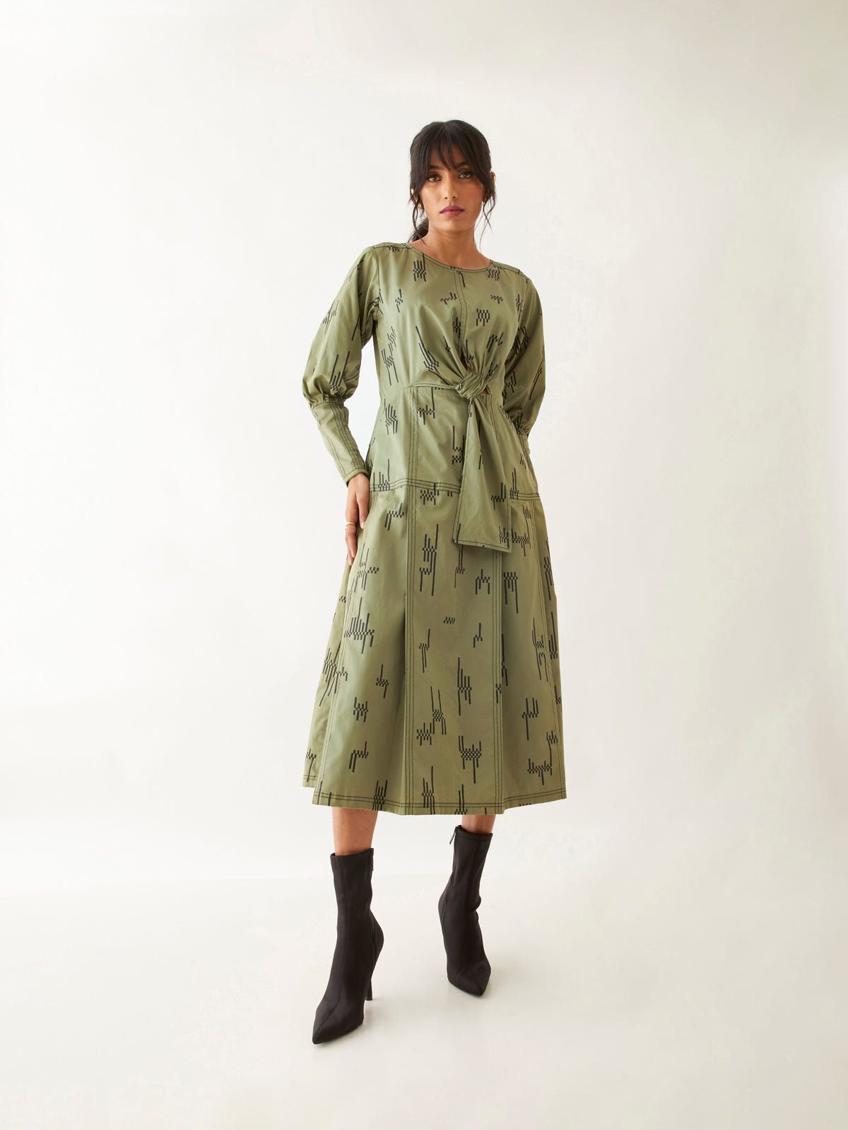 LANA DRESS - SAGE - image 4