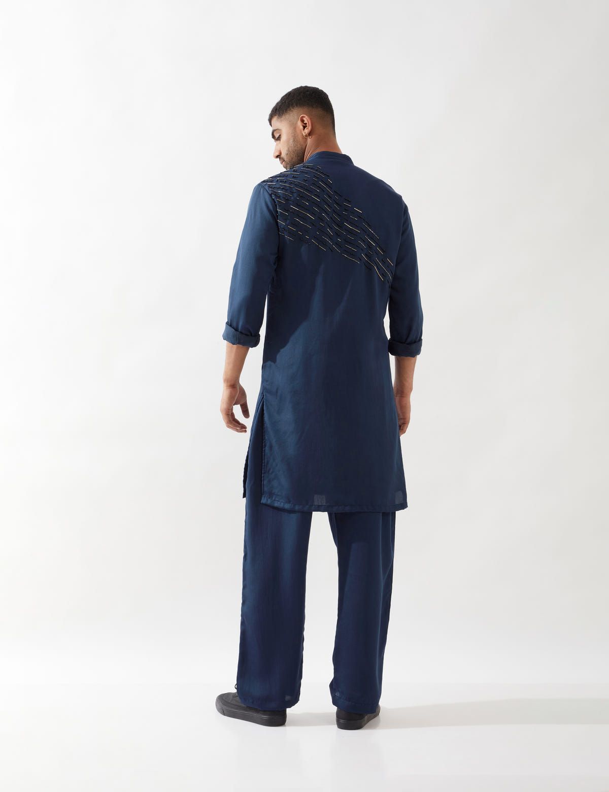 WYNN KURTA SET - NAVY - image 3