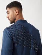 WYNN KURTA SET - NAVY view 6